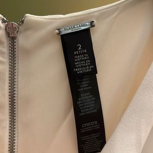Black Label Chico’s White wide leg jumper